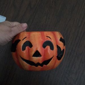 Vintage Pumkin Planter